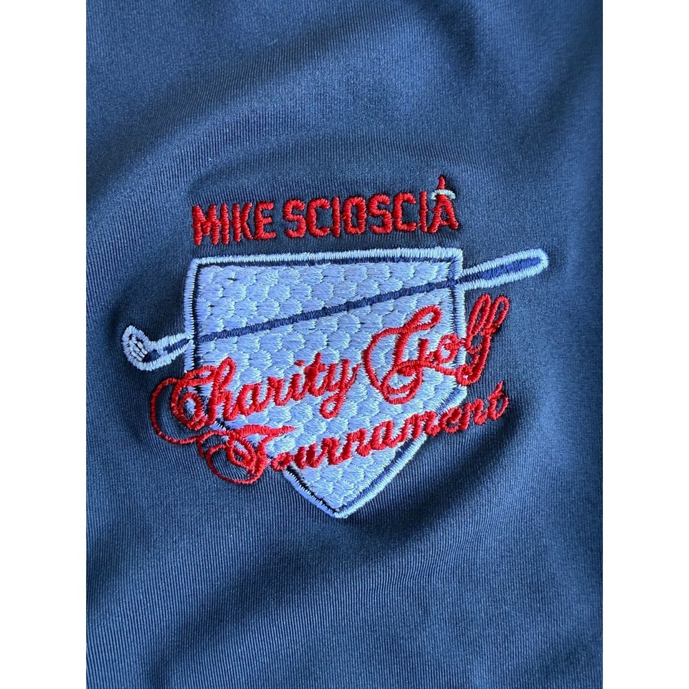 FootJoy Mike Scioscia Golf Polo Shirt Blue Mens XL Sporty Preppy Gorpcore NWT - Picture 12 of 14